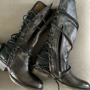 Freebird by Steven Diamond lace up boots